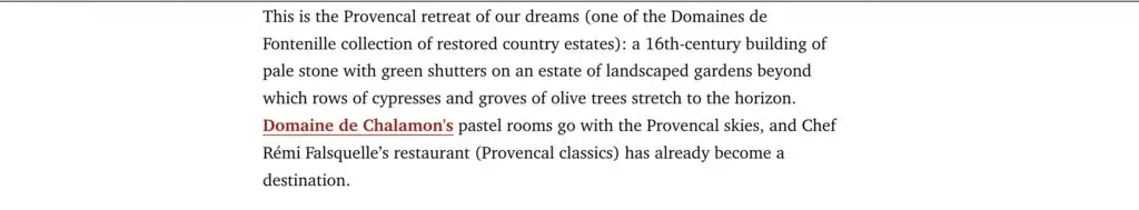 domaine de chalamon luxury hotel