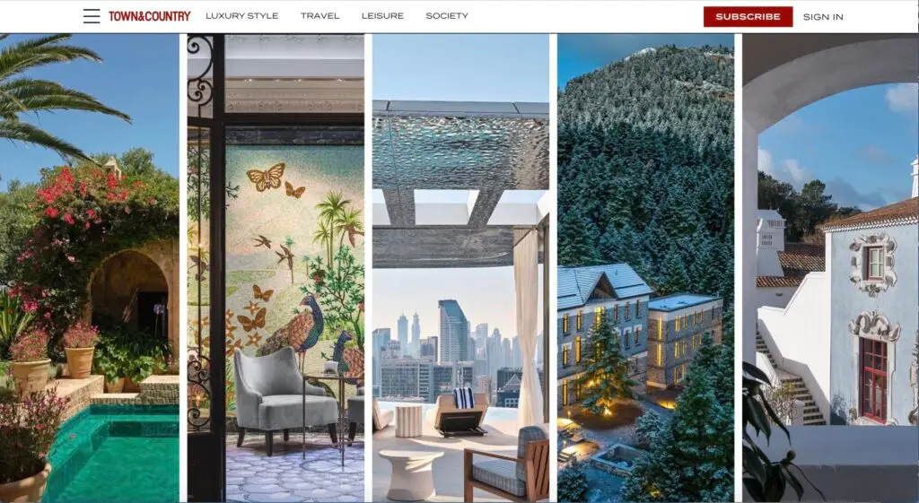 town and country awards philip haslett luxury paris hotel