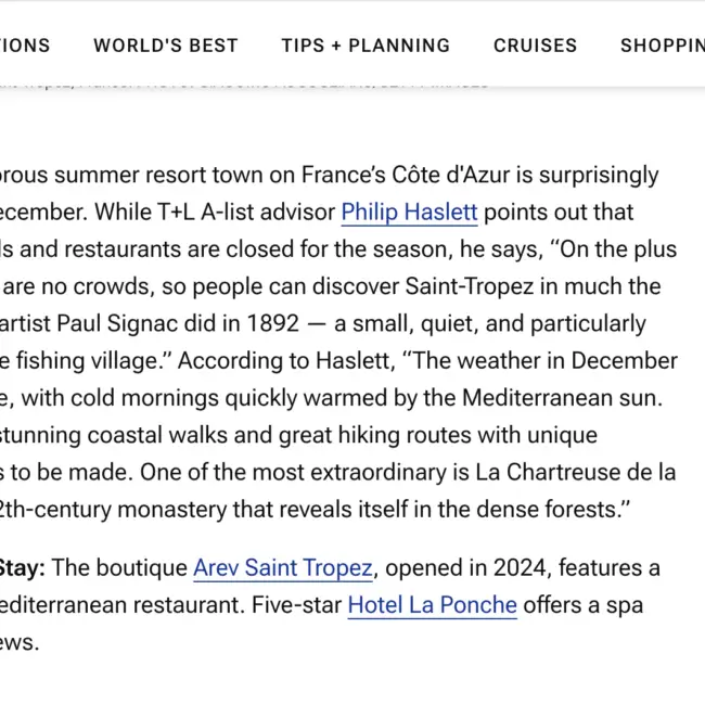 travel + leisure sept 2024 issue